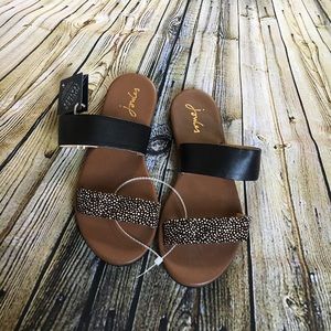 Joules Multi-colored Two Strap Sandals